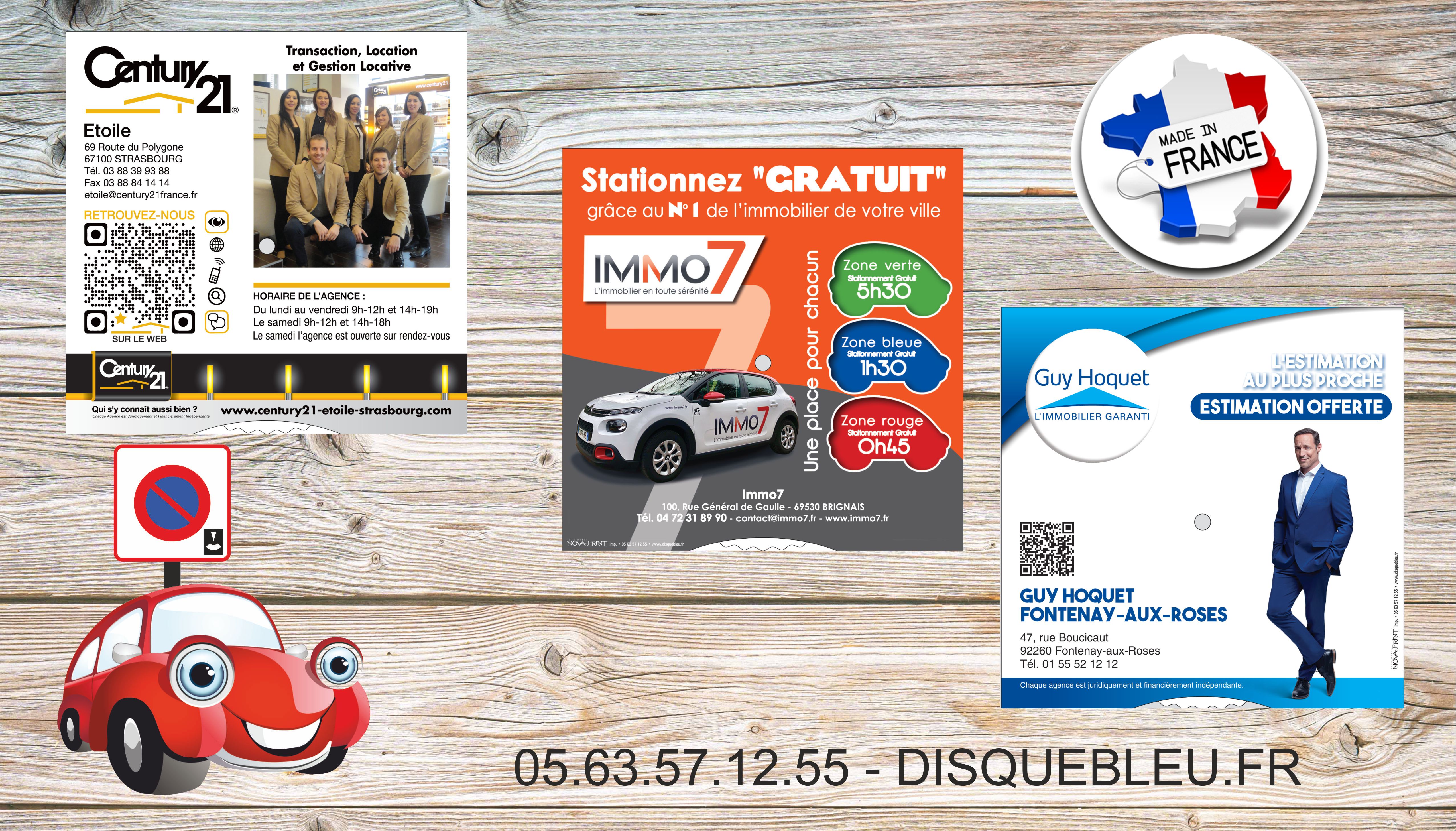 Disque Stationnement – Agence Ccom